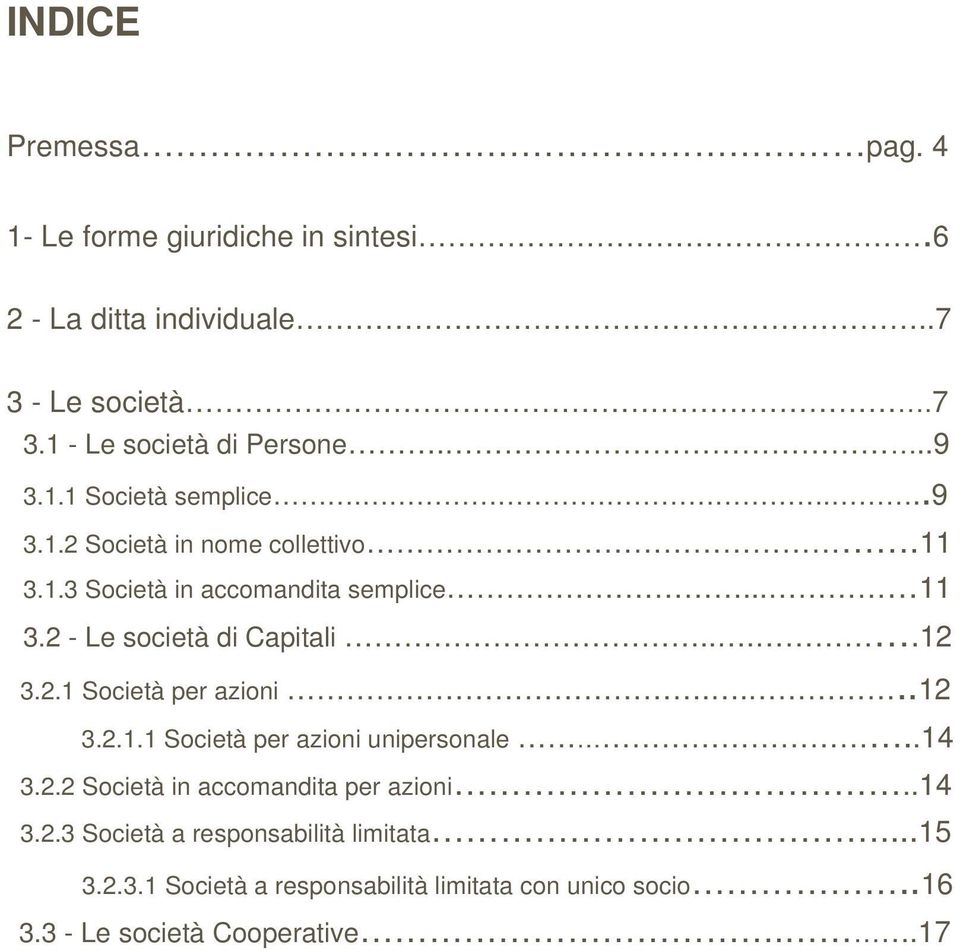 2 - Le società di Capitali....12 3.2.1 Società per azioni....12 3.2.1.1 Società per azioni unipersonale..14 3.2.2 Società in accomandita per azioni.