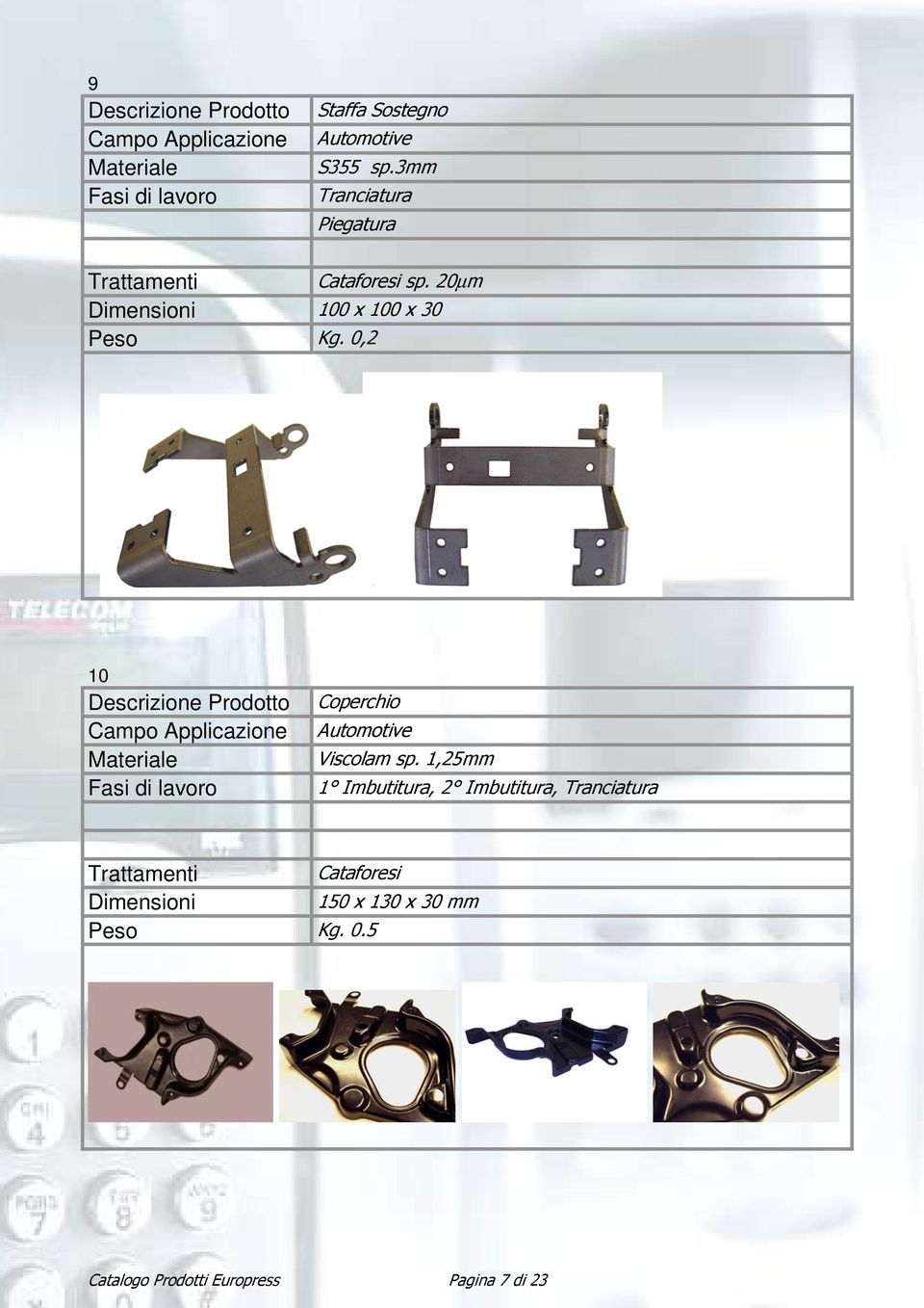 0,2 10 Coperchio Automotive Viscolam sp.