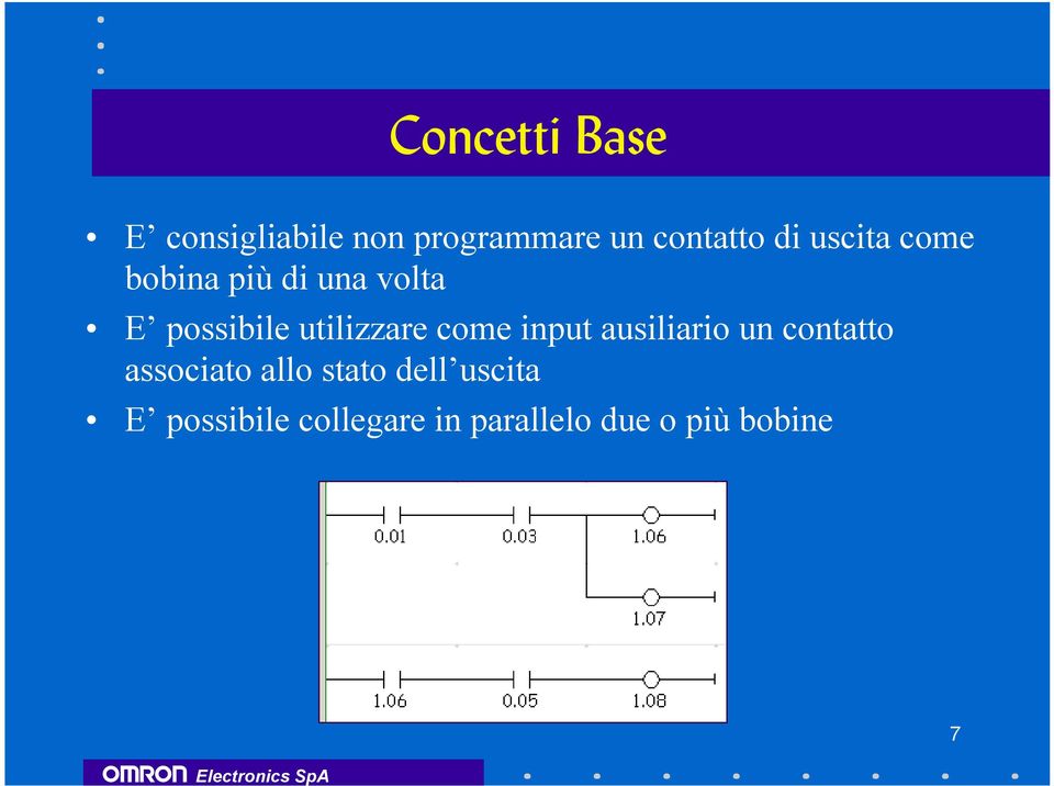 utilizzare come input ausiliario un contatto associato allo