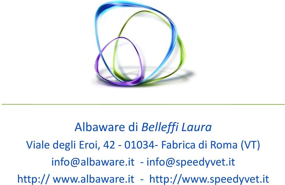 info@albaware.it - info@speedyvet.