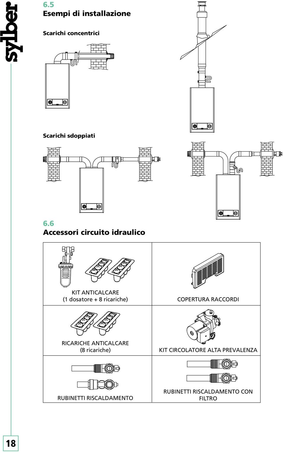 ricariche) COPERTURA RACCORDI RICARICHE ANTICALCARE (8 ricariche) KIT