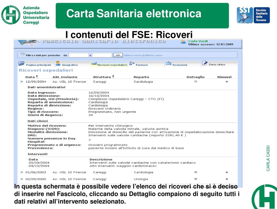 di inserire nel Fascicolo, cliccando su Dettaglio