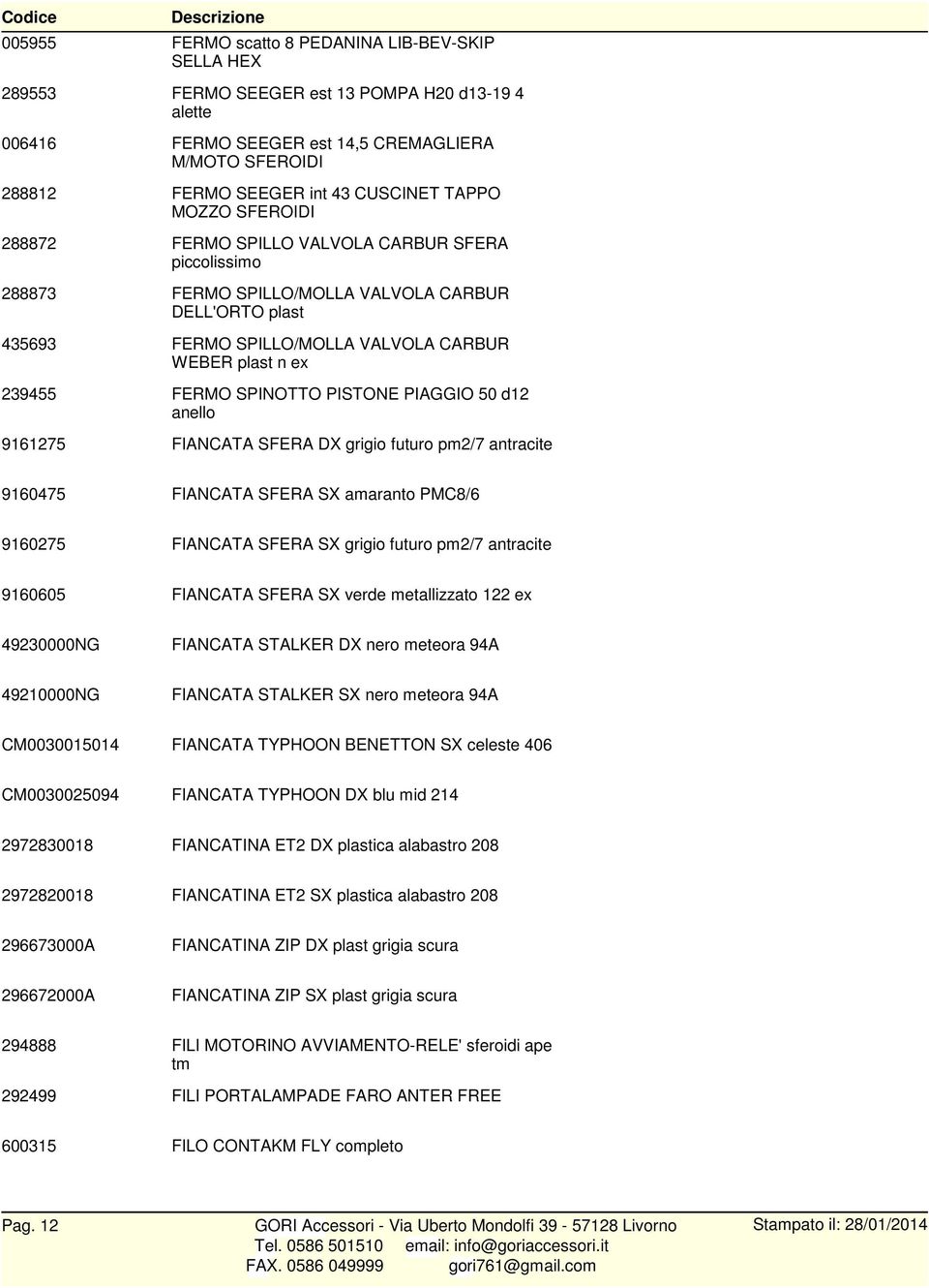 FERMO SPINOTTO PISTONE PIAGGIO 50 d12 anello 9161275 FIANCATA SFERA DX grigio futuro pm2/7 antracite 9160475 FIANCATA SFERA SX amaranto PMC8/6 9160275 FIANCATA SFERA SX grigio futuro pm2/7 antracite