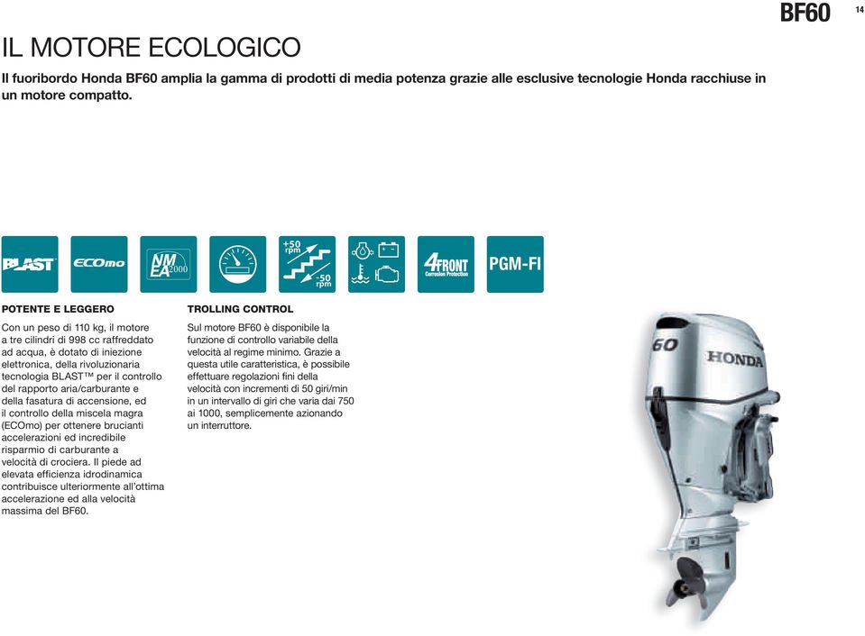BLAST per il controllo del rapporto aria/carburante e della fasatura di accensione, ed il controllo della miscela magra (ECOmo) per ottenere brucianti accelerazioni ed incredibile risparmio di
