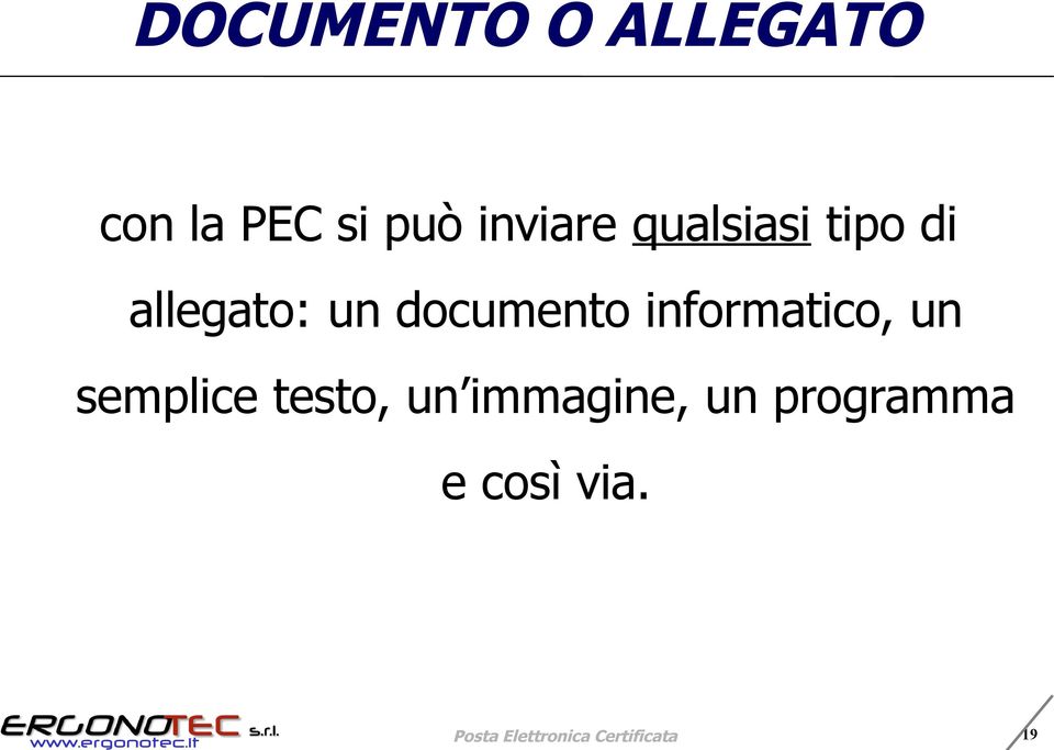 documento informatico, un semplice