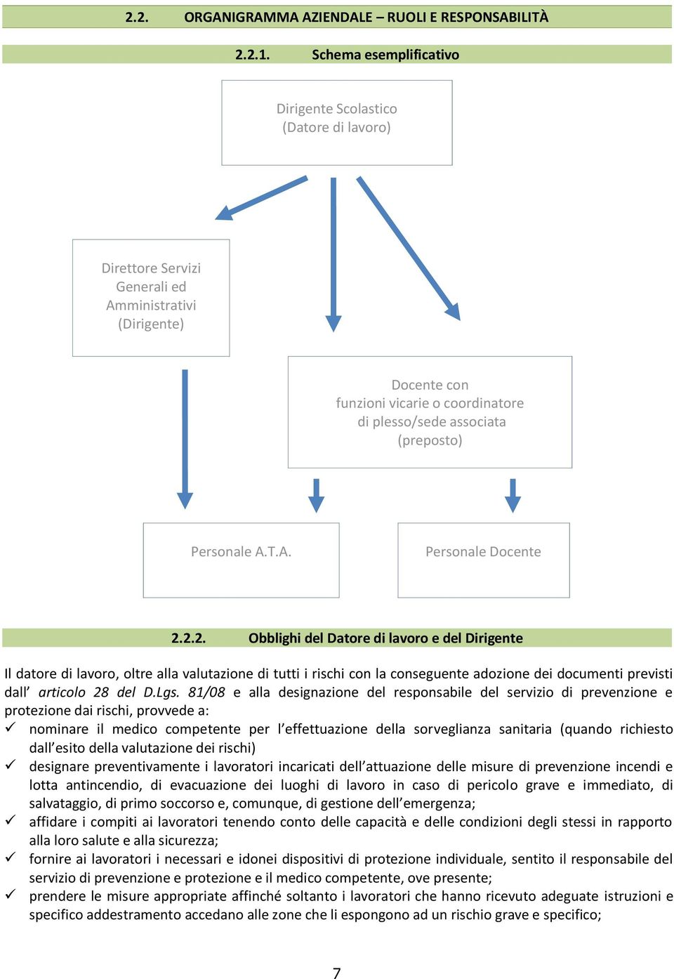 Personale A.T.A. Personale Docente 2.