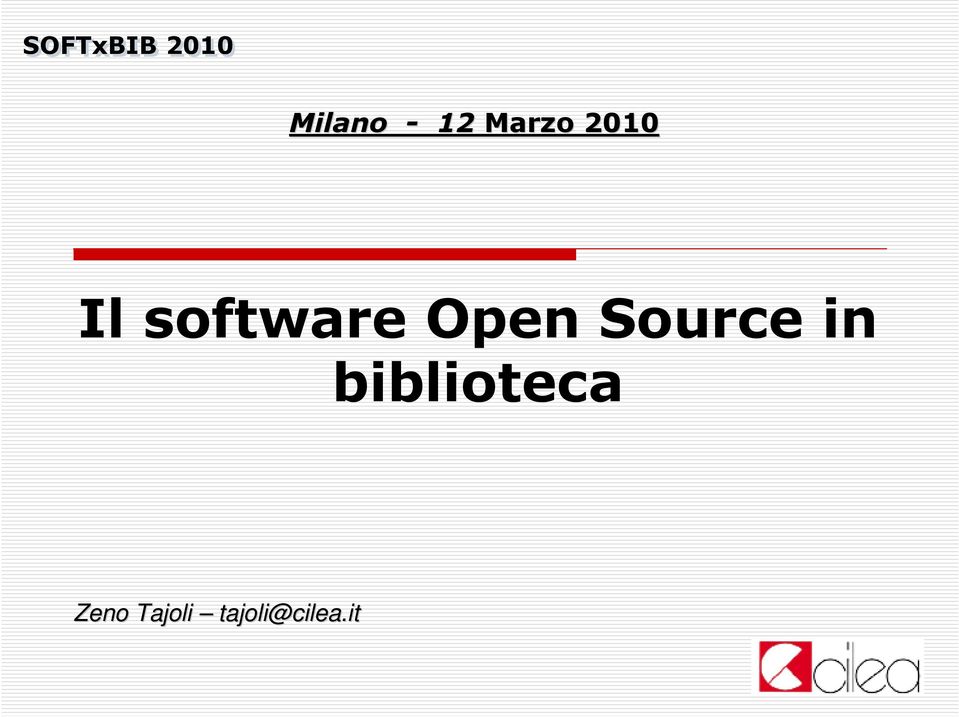 Open Source in biblioteca