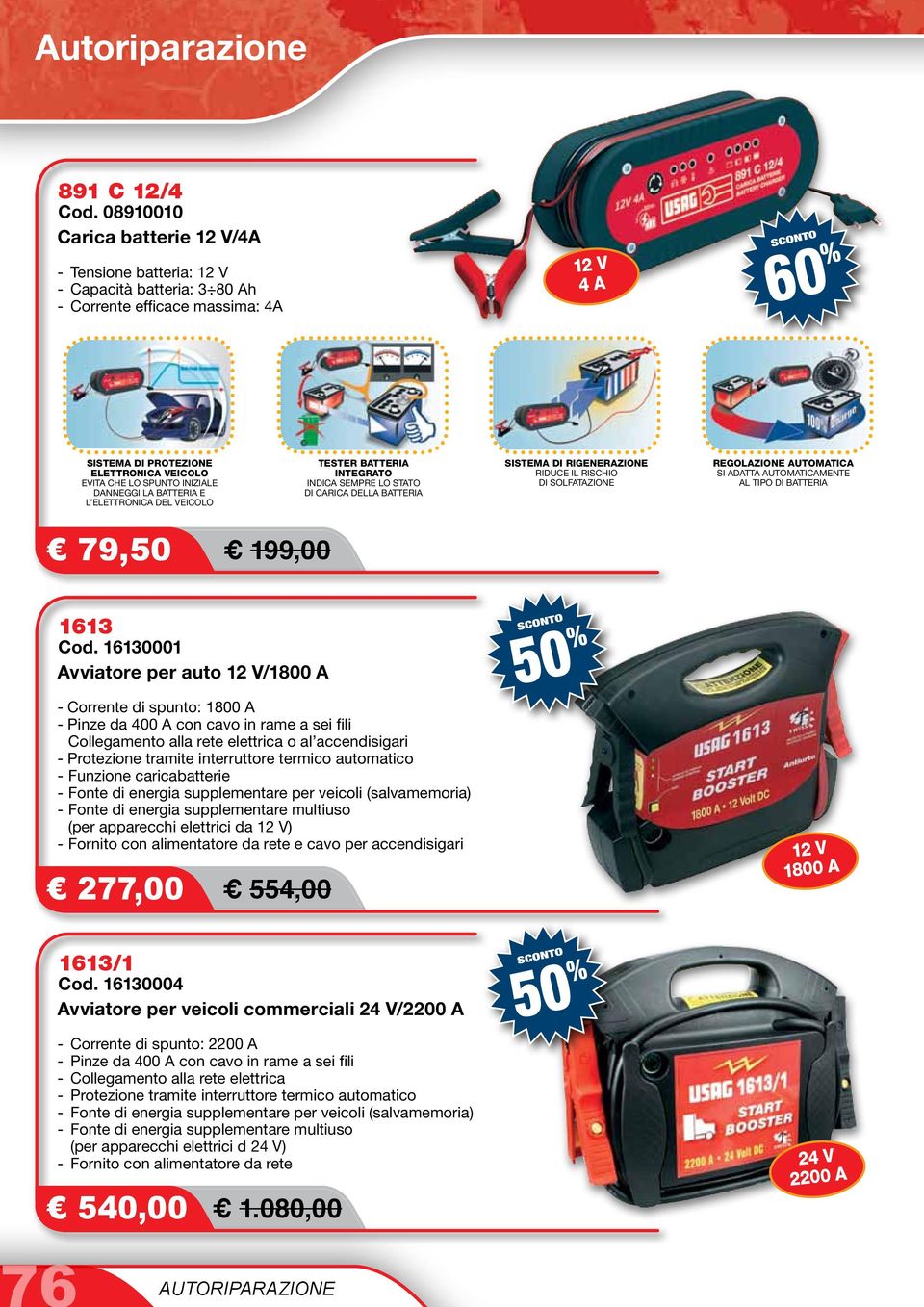 DANNEGGI LA BATTERIA E L ELETTRONICA DEL VEICOLO 79,50 TESTER BATTERIA INTEGRATO INDICA SEMPRE LO STATO DI CARICA DELLA BATTERIA SISTEMA DI RIGENERAZIONE RIDUCE IL RISCHIO DI SOLFATAZIONE REGOLAZIONE