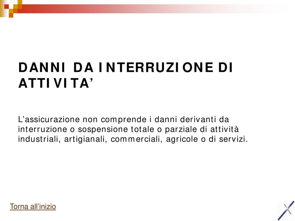 sospensione totale o parziale di attività