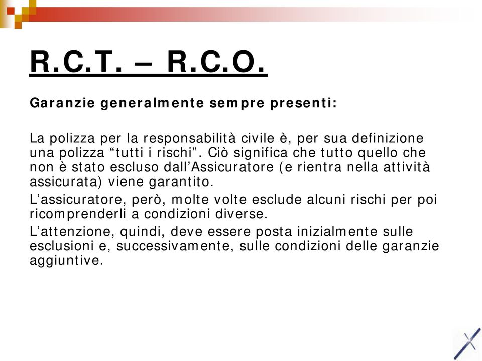 rischi.