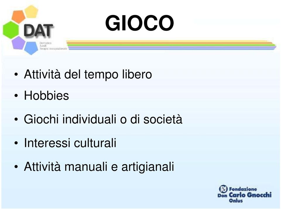 individuali o di società