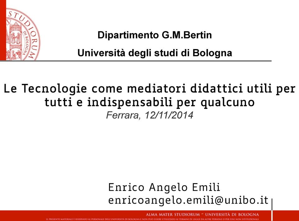 Tecnologie come mediatori didattici utili per tutti