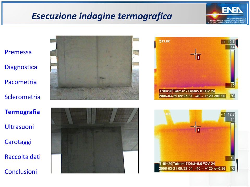 Sclerometria Termografia