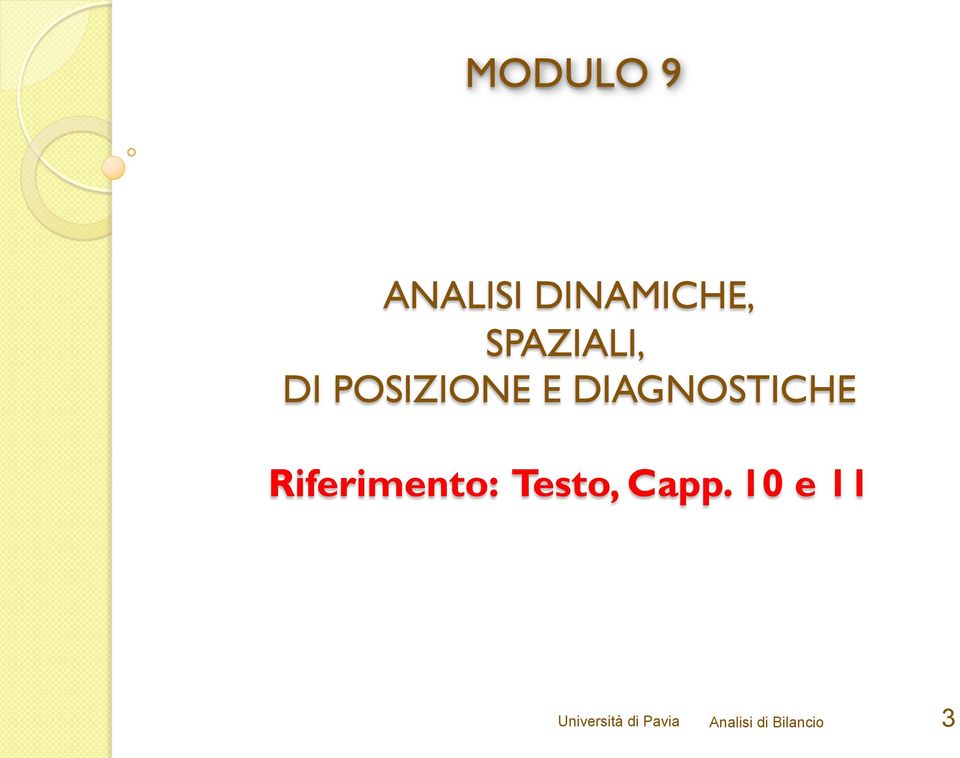 DIAGNOSTICHE Riferimento: Testo,