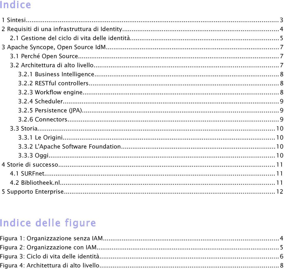 ..9 3.2.6 Connectors... 9 3.3 Storia... 10 3.3.1 Le Origini... 10 3.3.2 L'Apache Software Foundation...10 3.3.3 Oggi... 10 4 Storie di successo... 11 4.1 SURFnet... 11 4.2 Bibliotheek.nl.