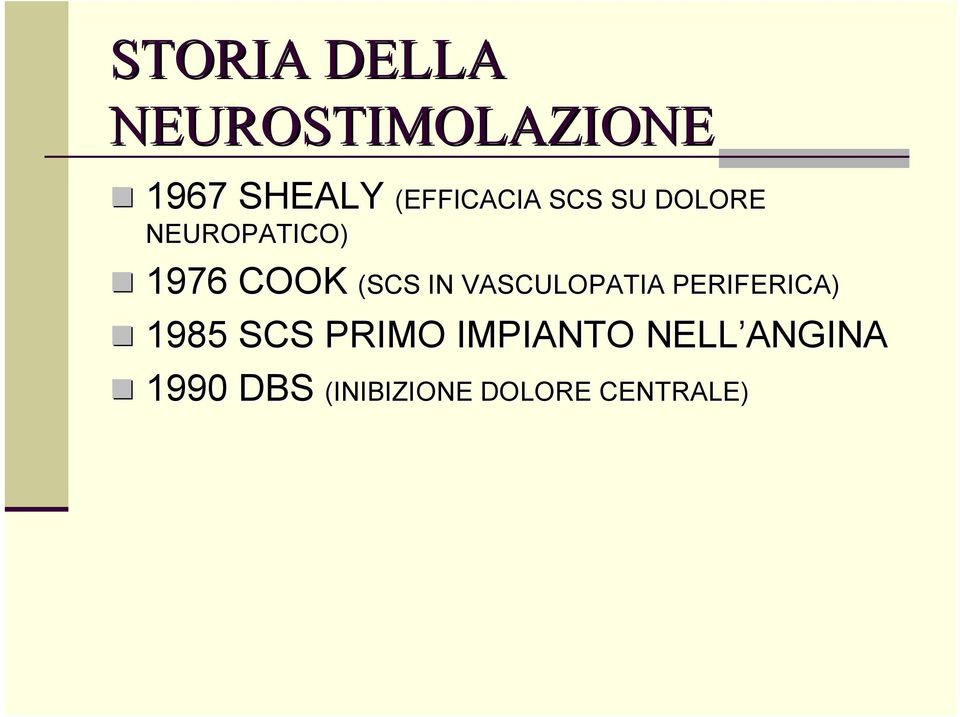 (SCS IN VASCULOPATIA PERIFERICA) 1985 SCS PRIMO