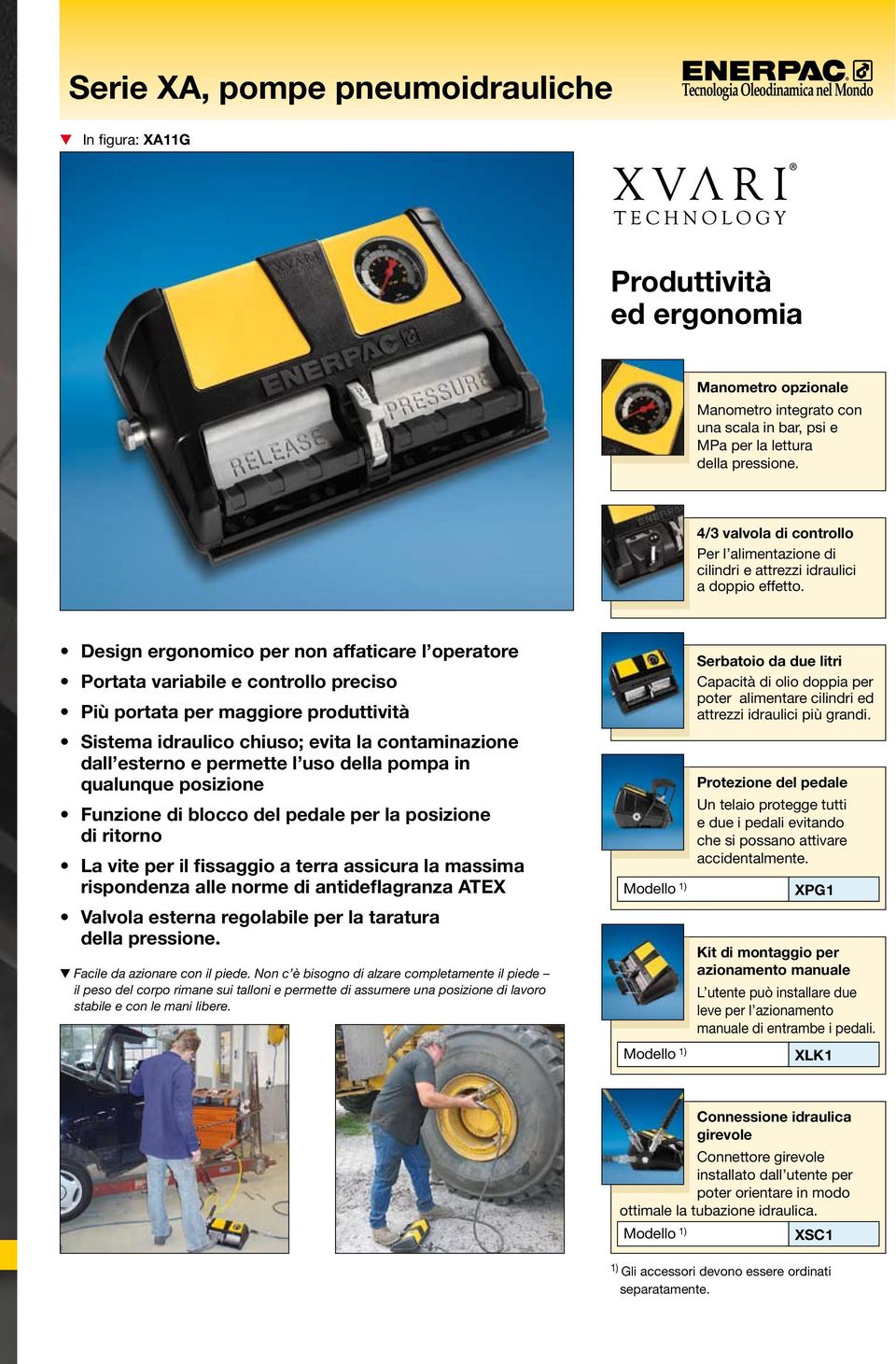 Design ergonomico per non affaticare l operatore Portata variabile e controllo preciso Più portata per maggiore produttività Sistema idraulico chiuso; evita la contaminazione dall esterno e permette