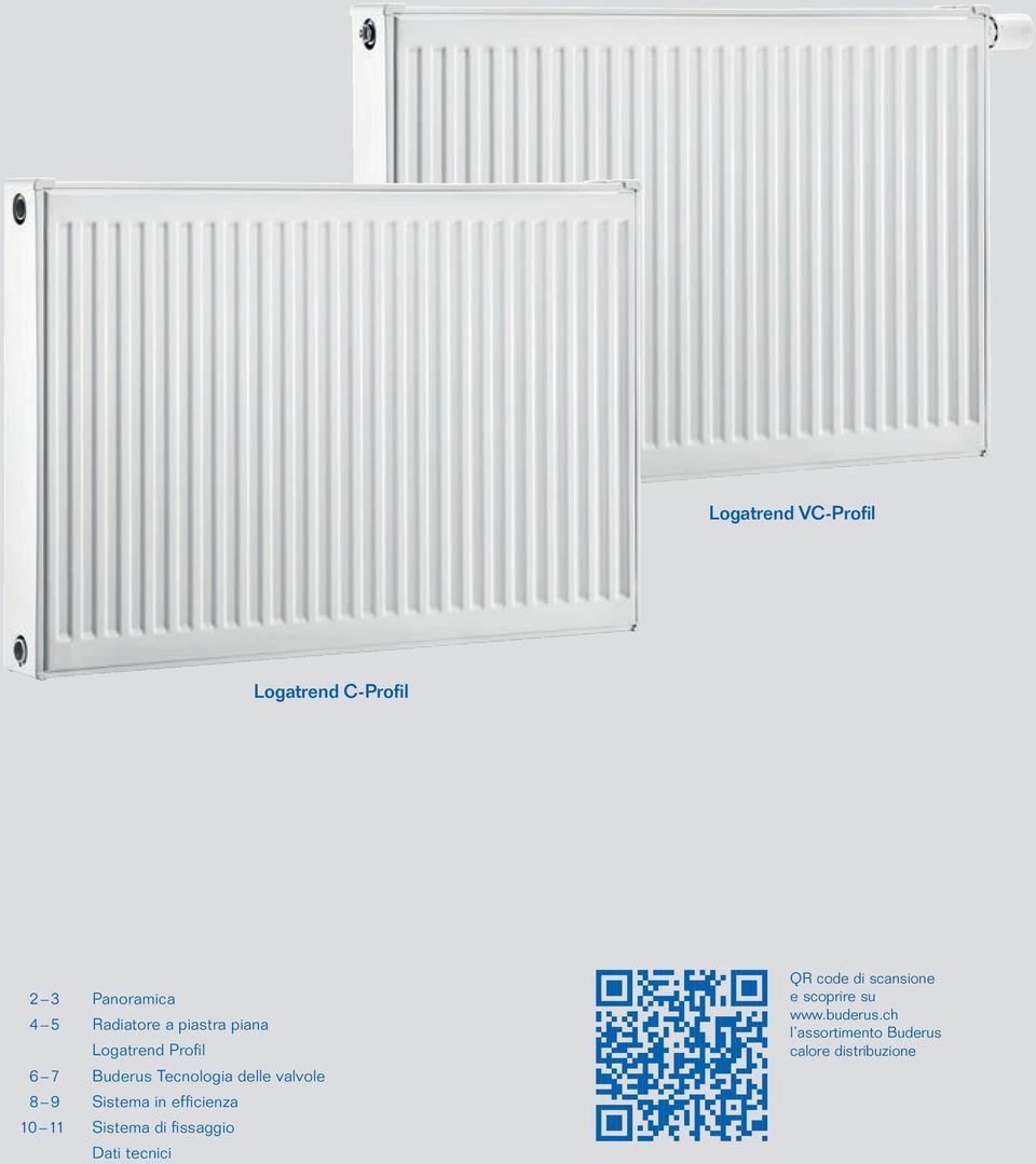 Sistema in efficienza 11 Sistema di fissaggio Dati tecnici QR code di