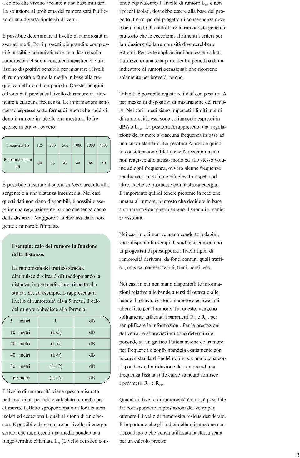 Per i progetti più grandi e complessi è possibile commissionare un'indagine sulla rumorosità del sito a consulenti acustici che utilizzino dispositivi sensibili per misurare i livelli di rumorosità e