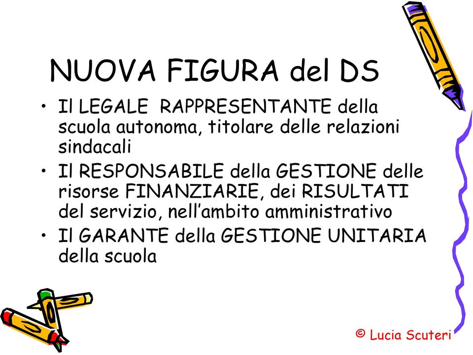 della GESTIONE delle risorse FINANZIARIE, dei RISULTATI del