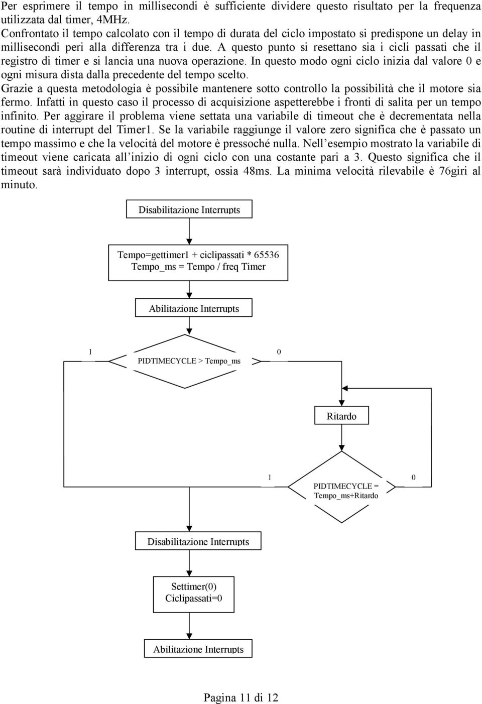 A questo punto si resettano sia i cicli passati che il registro di timer e si lancia una nuova operazione.