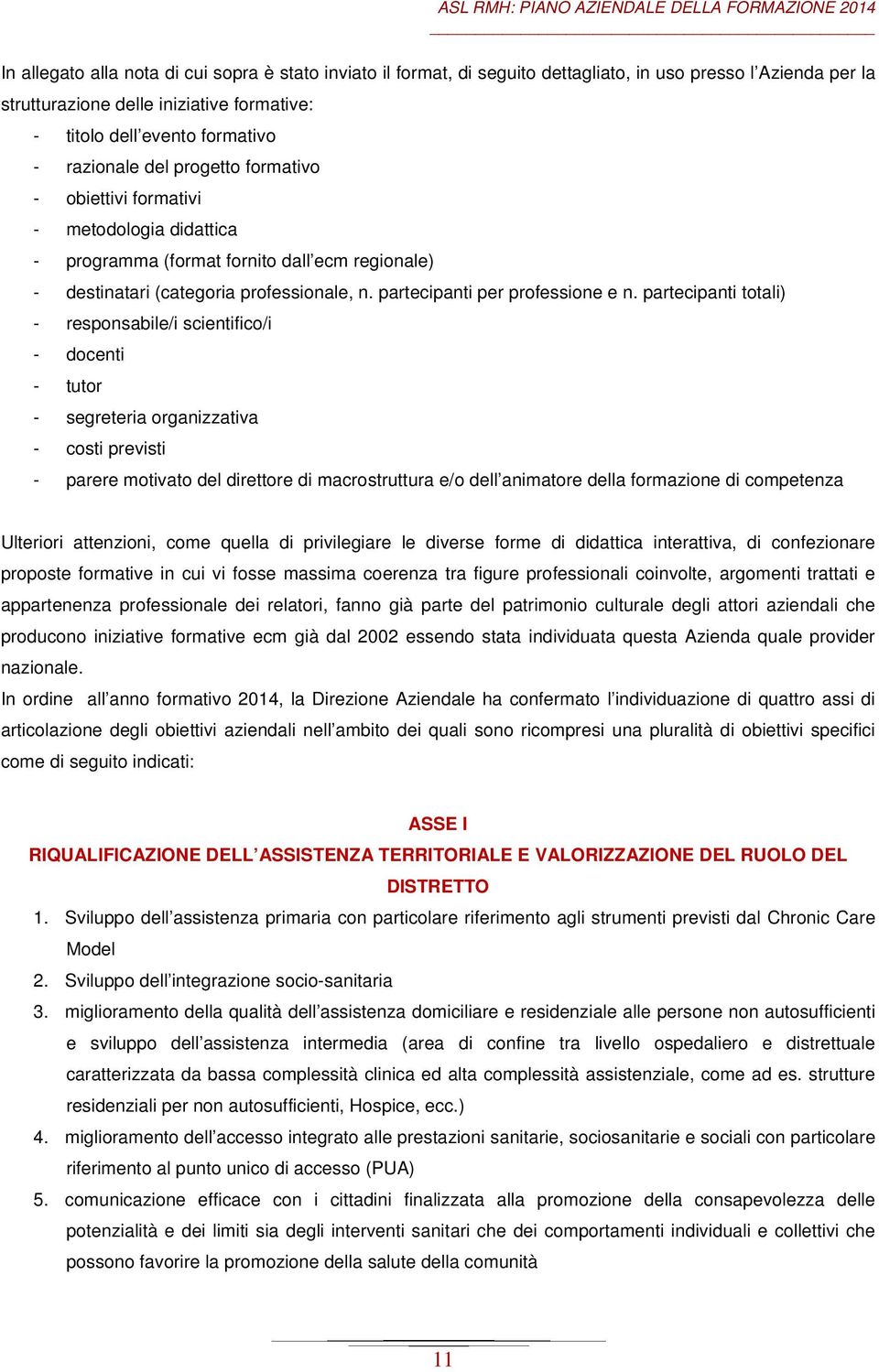 partecipanti per professione e n.