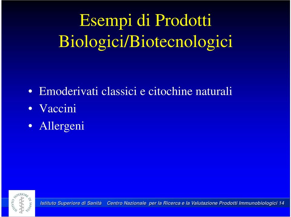 Allergeni Istituto Superiore di Sanità Centro