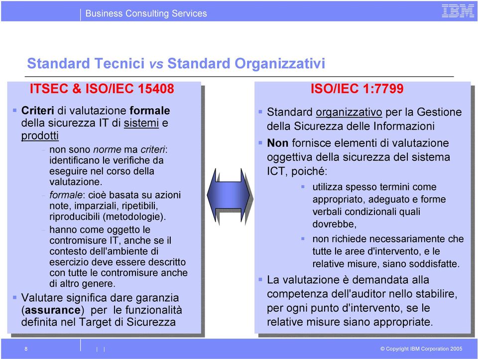 hanno come oggetto le contromisure IT, anche se il contesto dell'ambiente di esercizio deve essere descritto con tutte le contromisure anche di altro genere.