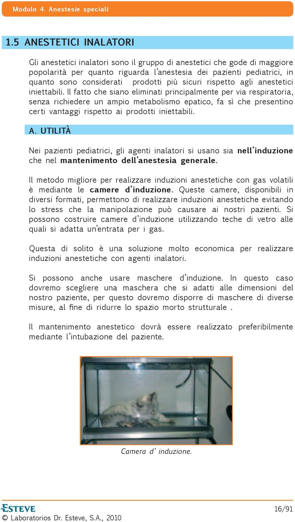 Il fatto che siano eliminati principalmente per via respiratoria, senza richiedere un ampio metabolismo epatico, fa sì che presentino certi vantaggi rispetto ai prodotti iniettabili. A.