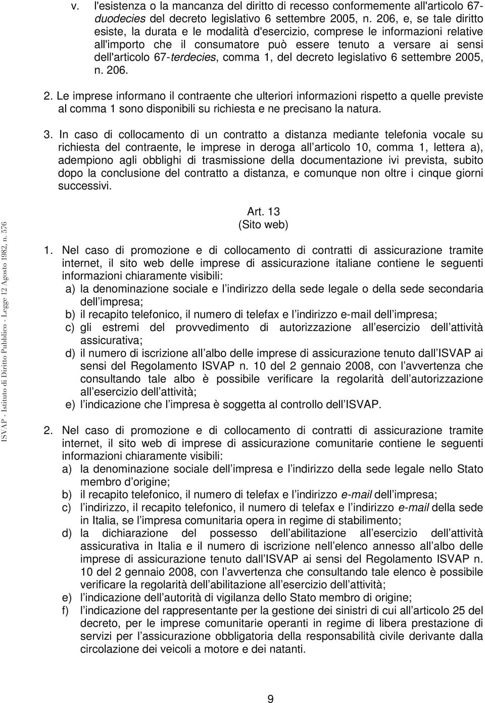 comma 1, del decreto legislativo 6 settembre 20