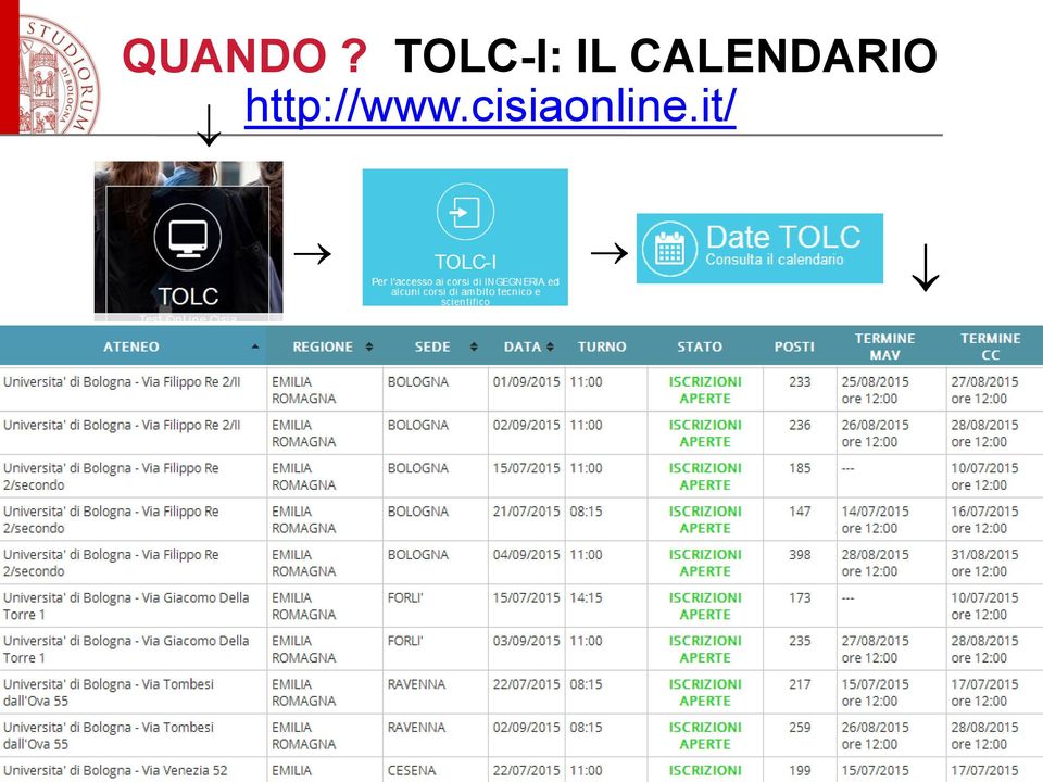 CALENDARIO