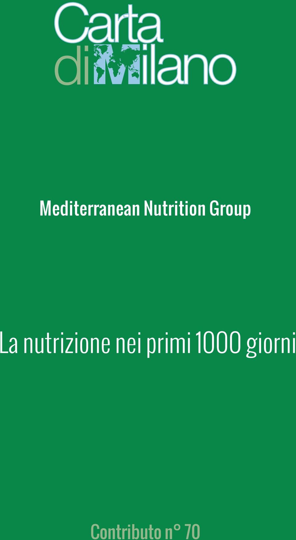 nutrizione nei primi