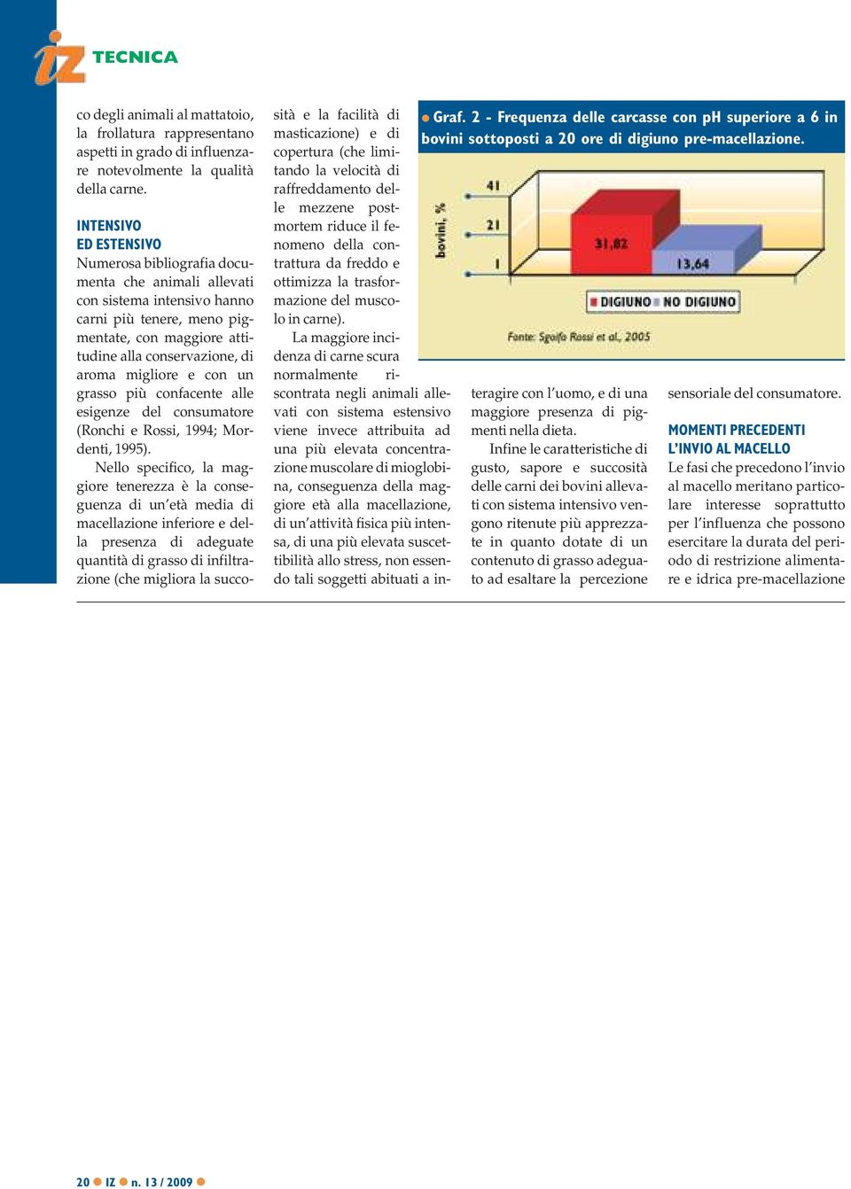 migliore e con un grasso più confacente alle esigenze del consumatore (Ronchi e Rossi, 1994; Mordenti, 1995).