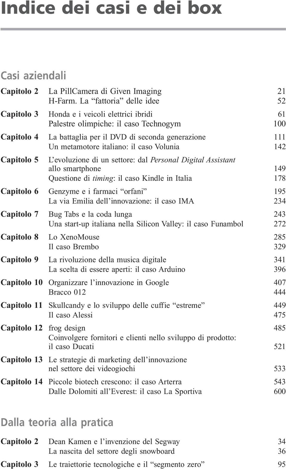 italiano: il caso Volunia 142 Capitolo 5 L evoluzione di un settore: dal Personal Digital Assistant allo smartphone 149 Questione di timing: il caso Kindle in Italia 178 Capitolo 6 Genzyme e i