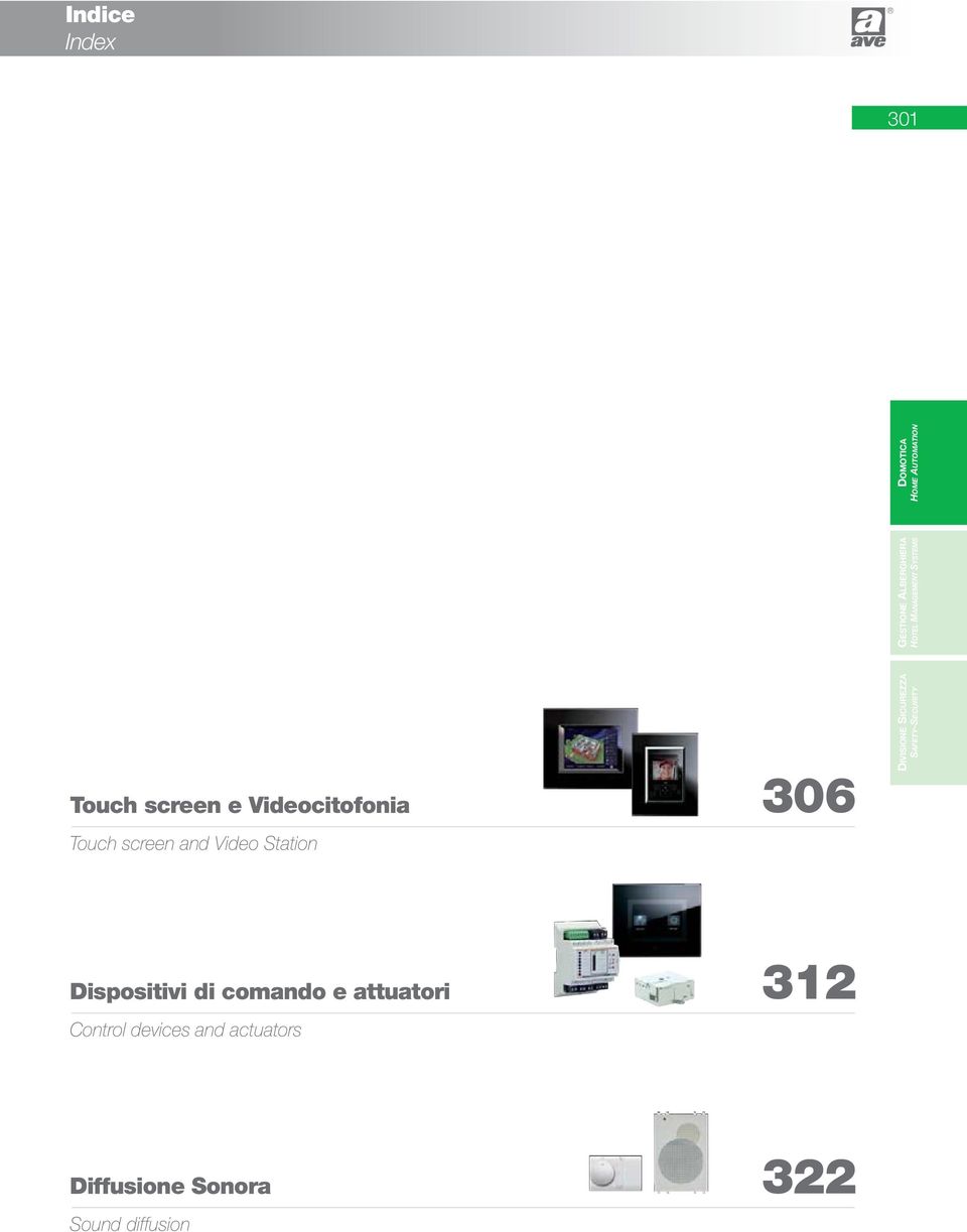 di comando e attuatori Control devices and