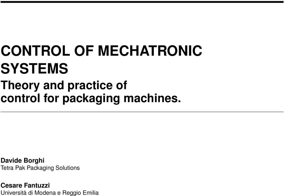 Davide Borghi Tetra Pak Packaging Solutions