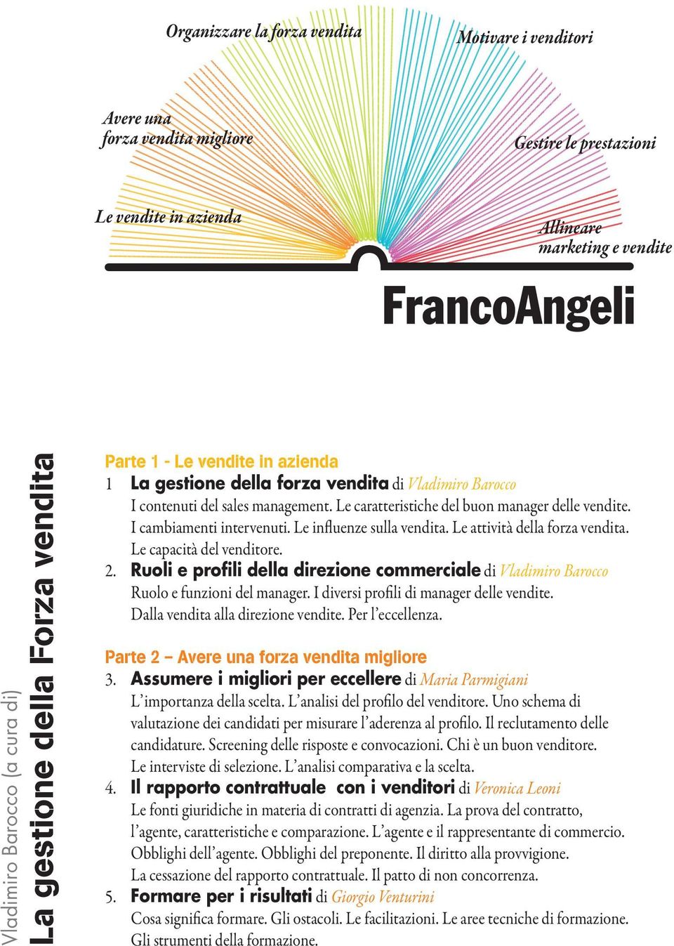 I cambiamenti intervenuti. Le influenze sulla vendita. Le attività della forza vendita. Le capacità del venditore. 2.