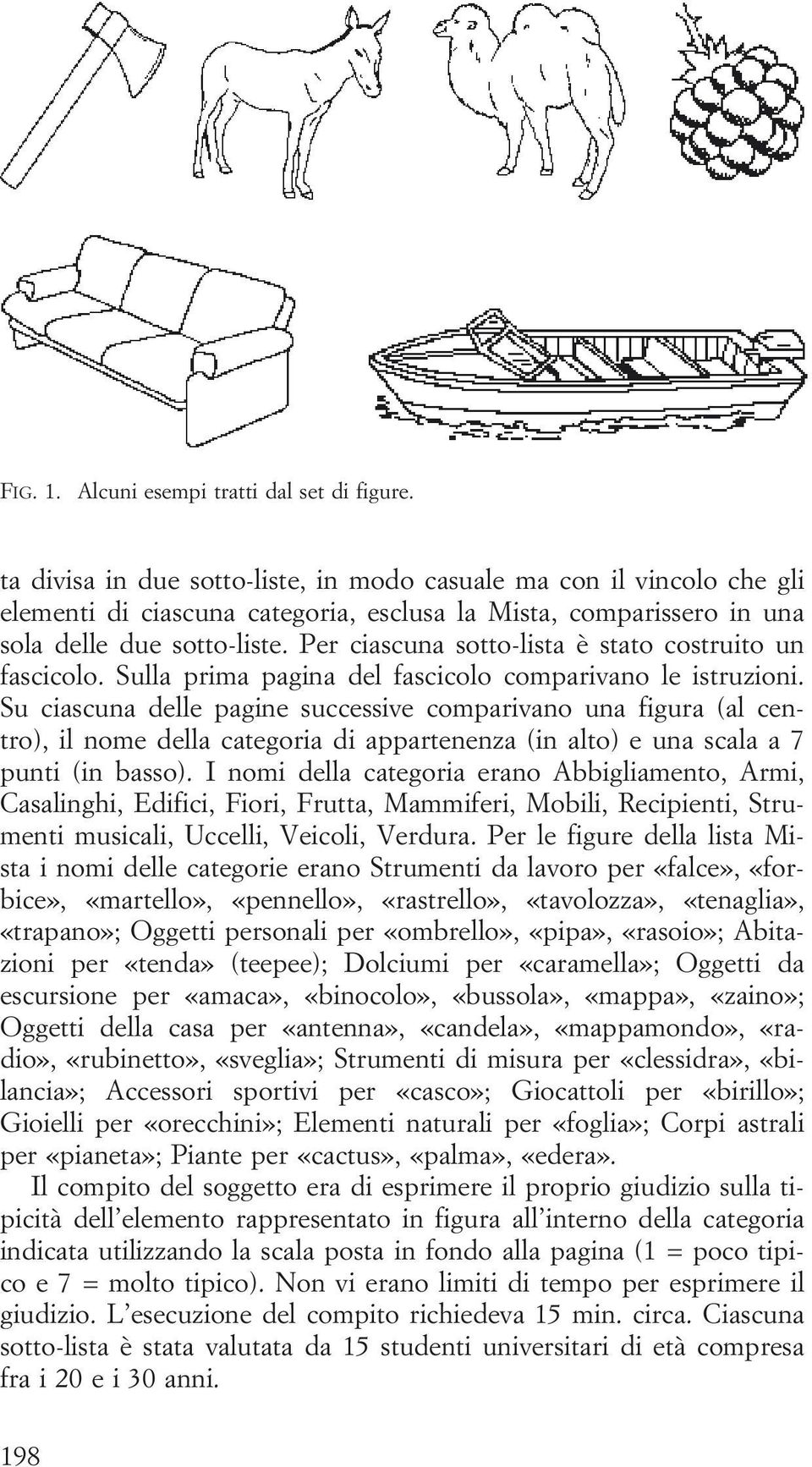 Per ciascuna sotto-lista è stato costruito un fascicolo. Sulla prima pagina del fascicolo comparivano le istruzioni.