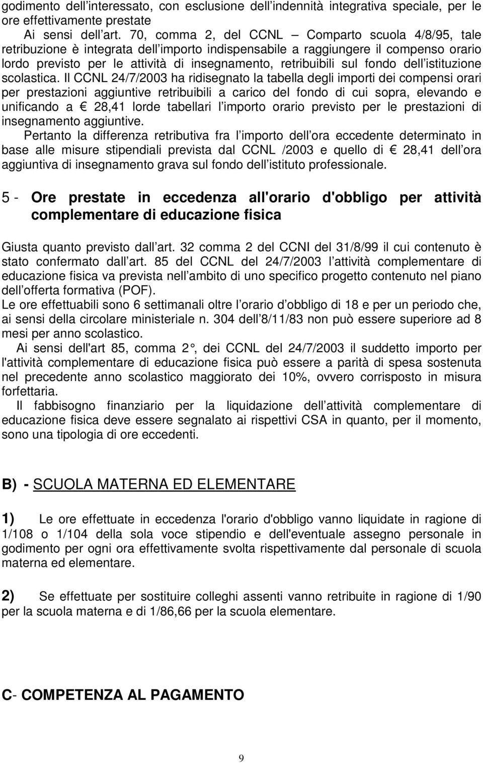 sul fondo dell istituzione scolastica.