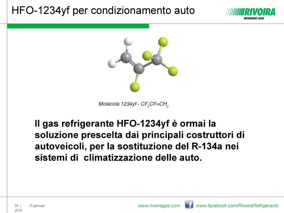 costruttori di autoveicoli, per la sostituzione del R-134a