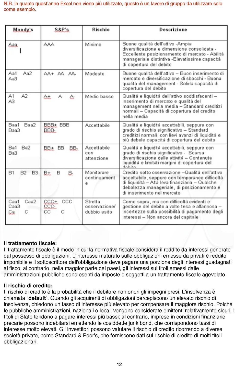 maggior parte dei paesi, gli interessi sui titoli emessi dalle amministrazioni pubbliche sono esenti da imposte o soggetti a un trattamento fiscale agevolato.