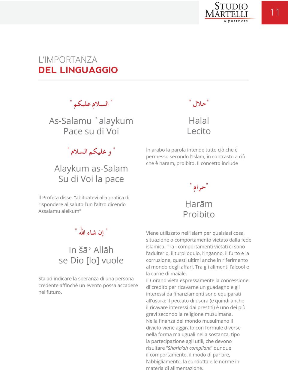 " "حالل Halal Lecito In arabo la parola intende tutto ciò che è permesso secondo l Islam, in contrasto a ciò che è harām, proibito.