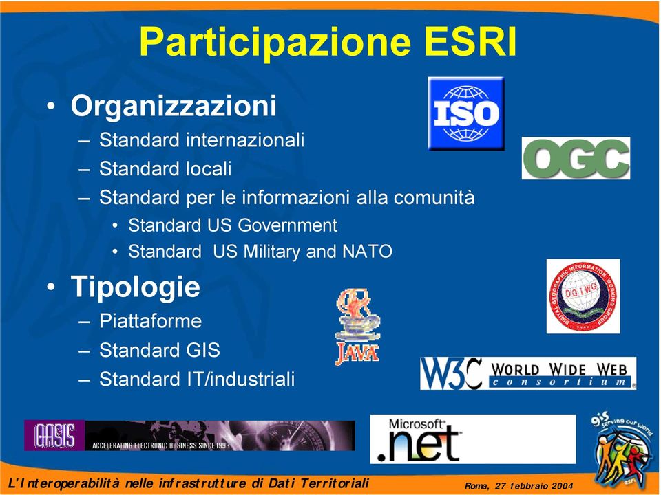 informazioni alla comunità Standard US Government