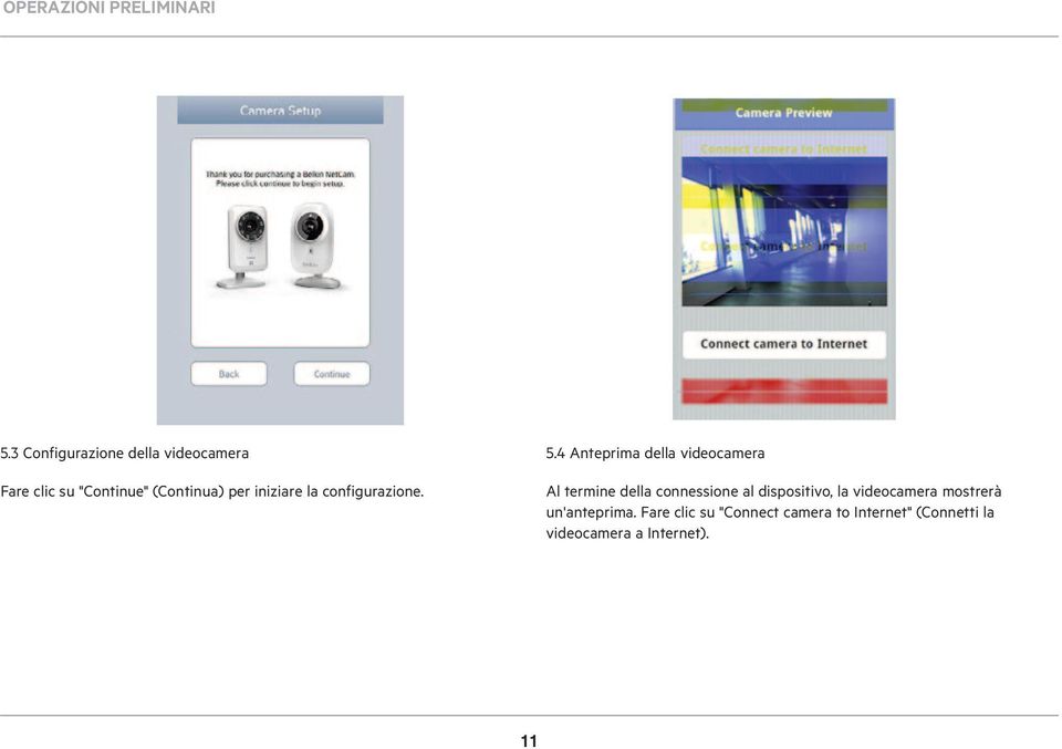 iniziare la configurazione. 5.