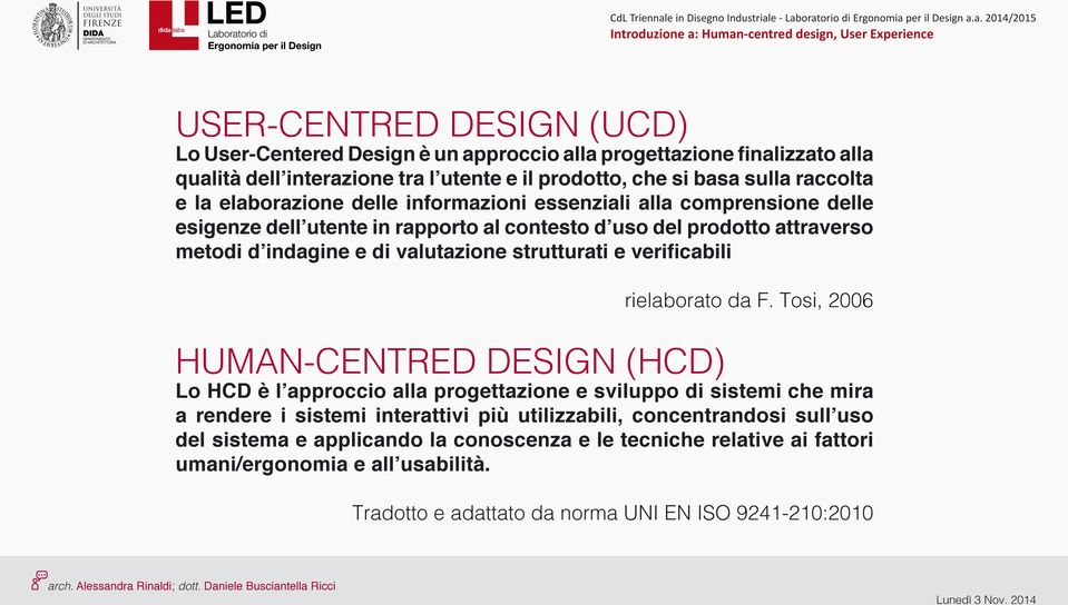 strutturati e verificabili rielaborato da F.