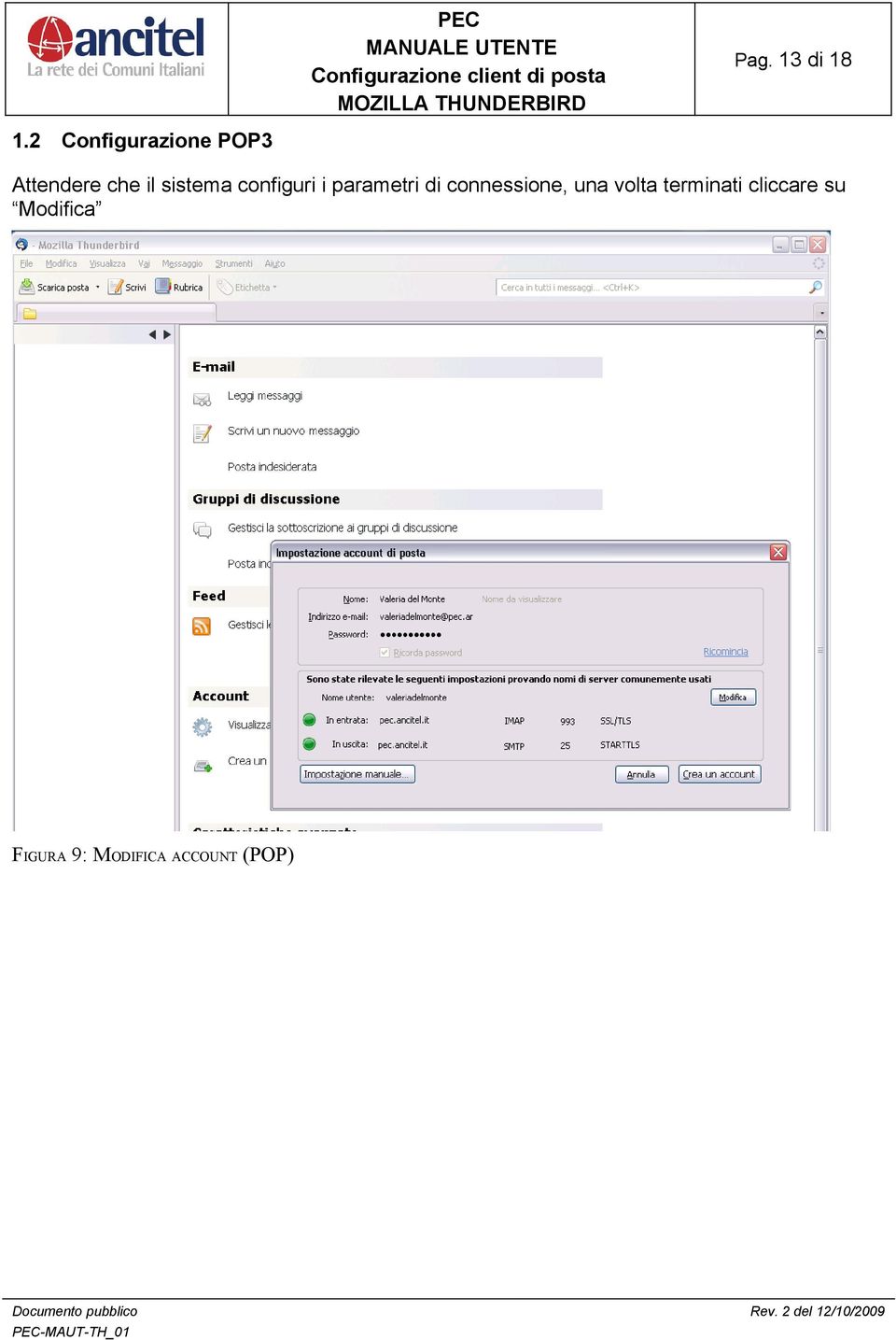 sistema configuri i parametri di