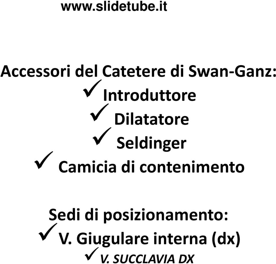 Camicia di contenimento Sedi di