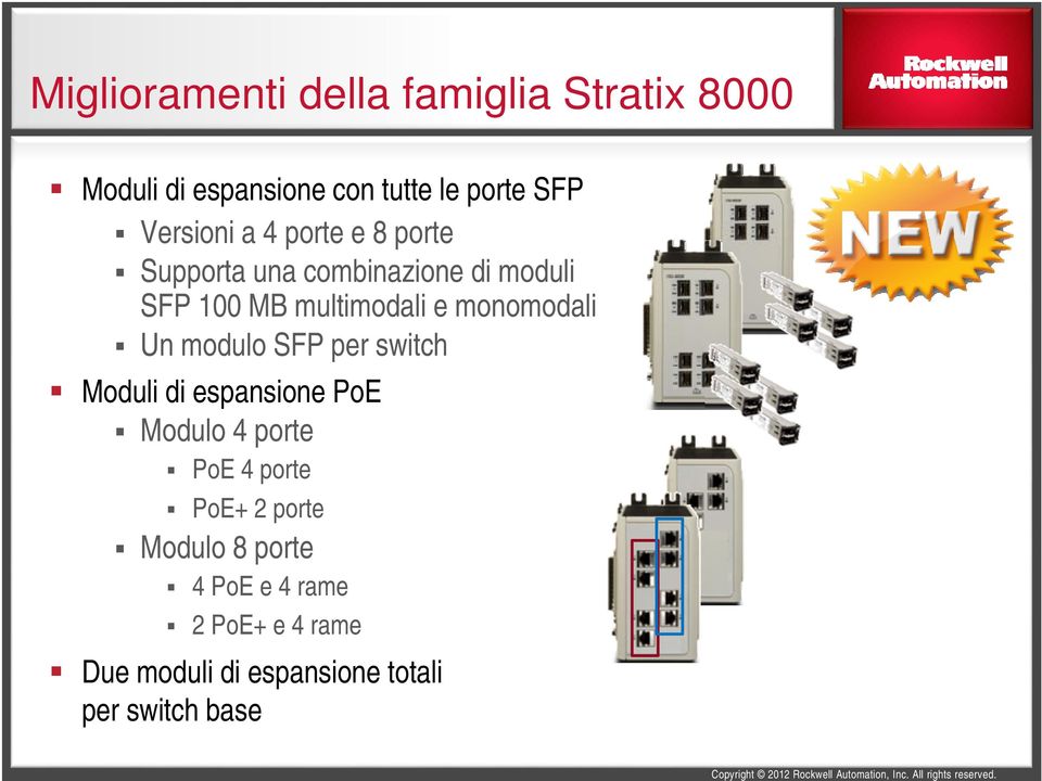 monomodali Un modulo SFP per switch Moduli di espansione PoE Modulo 4 porte PoE 4 porte PoE+