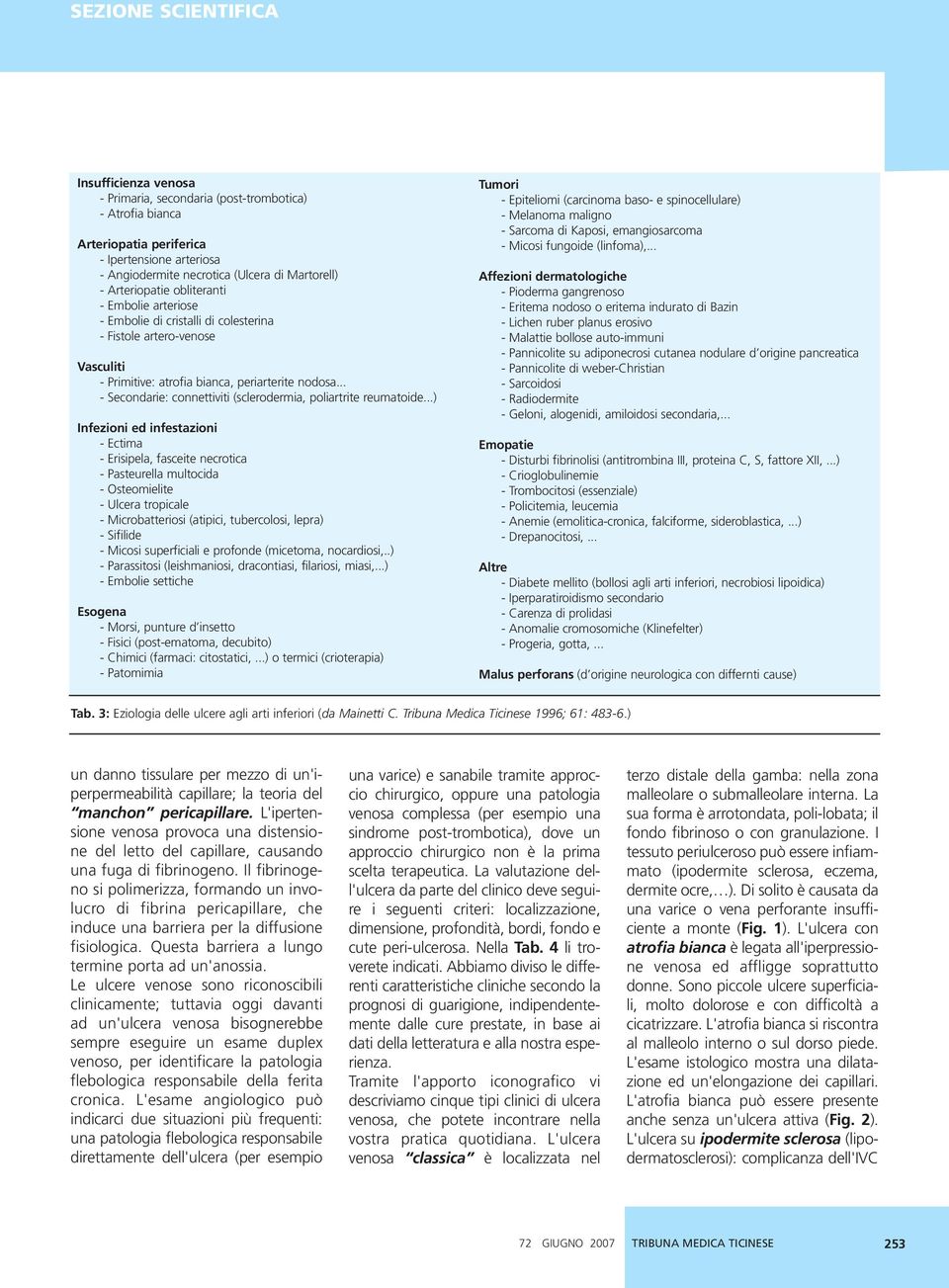 .. - Secondarie: connettiviti (sclerodermia, poliartrite reumatoide.