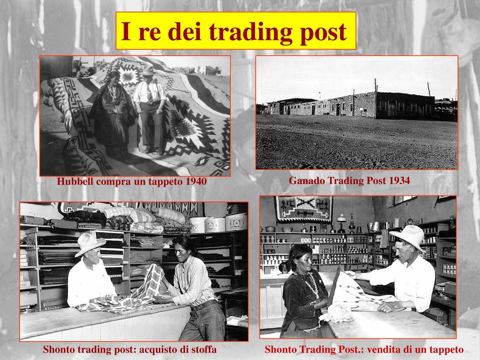 Shonto trading post: acquisto di stoffa